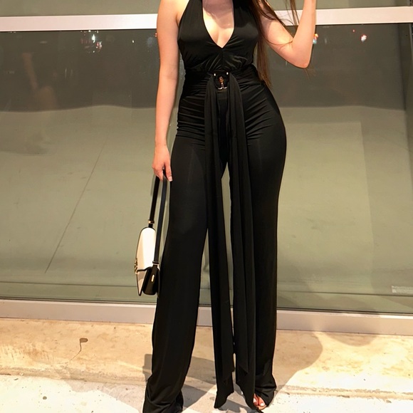 Oh polly black jumpsuit - Picture 1 of 4